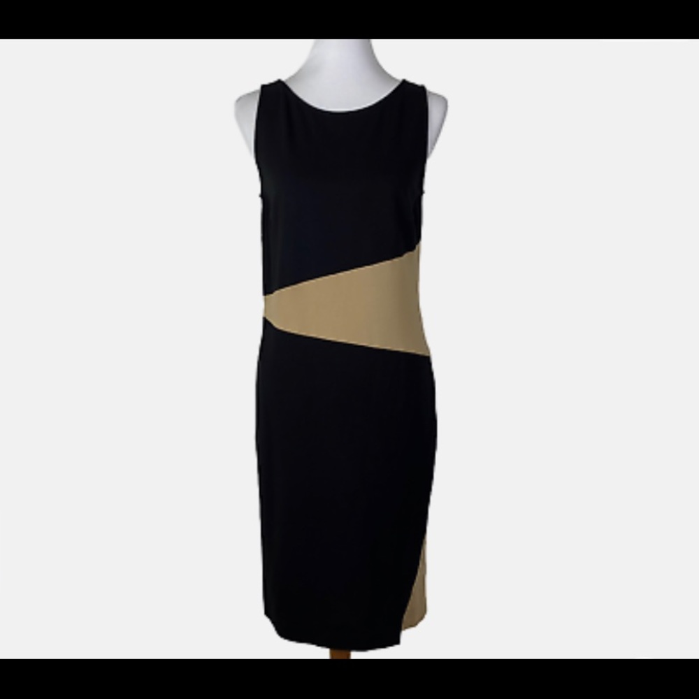 Ann Taylor Color Block midi dress